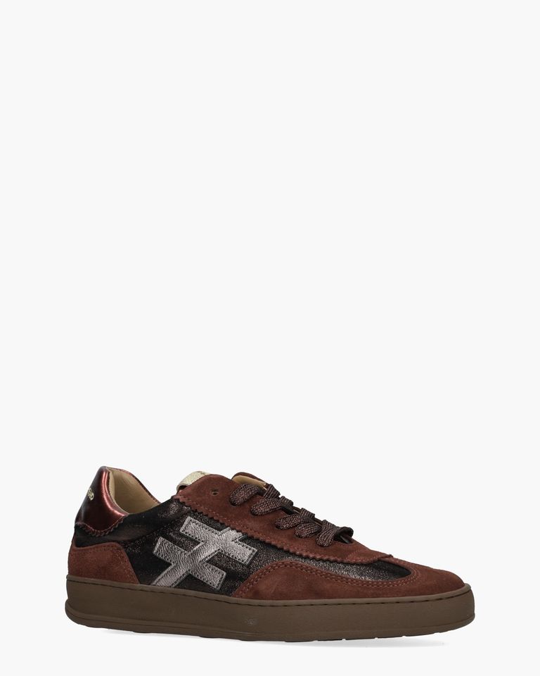 Iconic II Bordeauxrood/Zwart Damessneakers