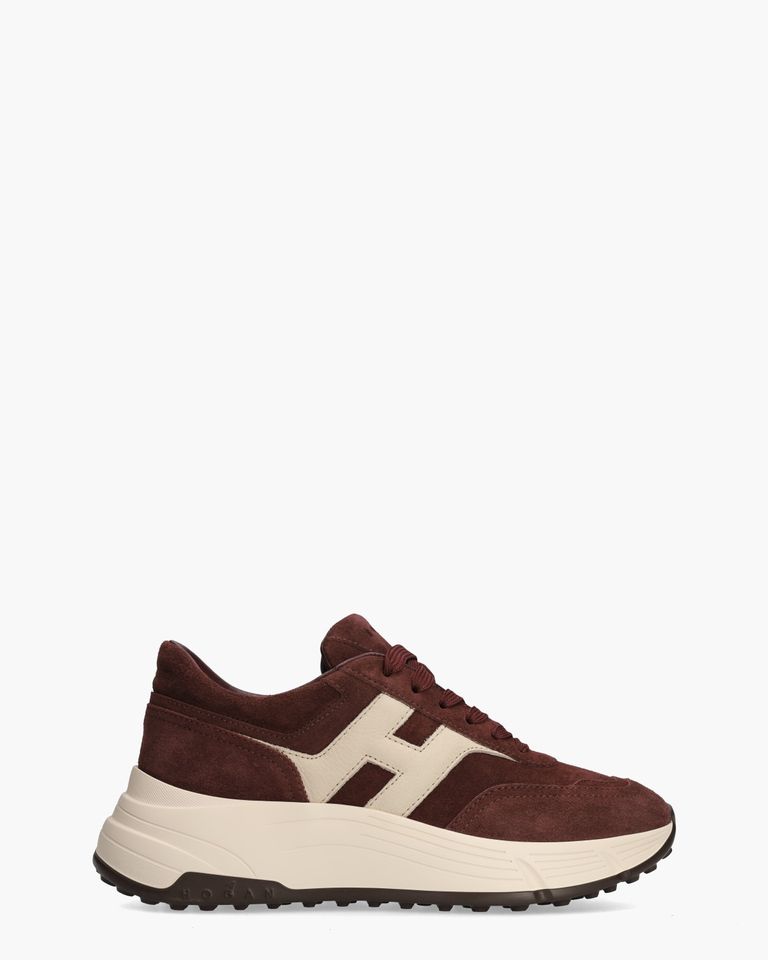 Hi-Fi Bordeauxrood Damessneakers