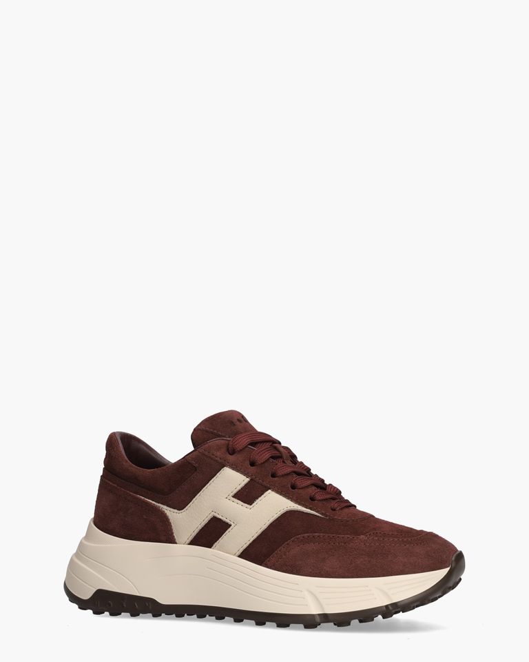 Hi-Fi Bordeauxrood Damessneakers