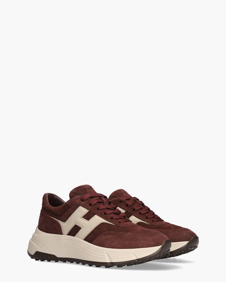 Hi-Fi Bordeauxrood Damessneakers