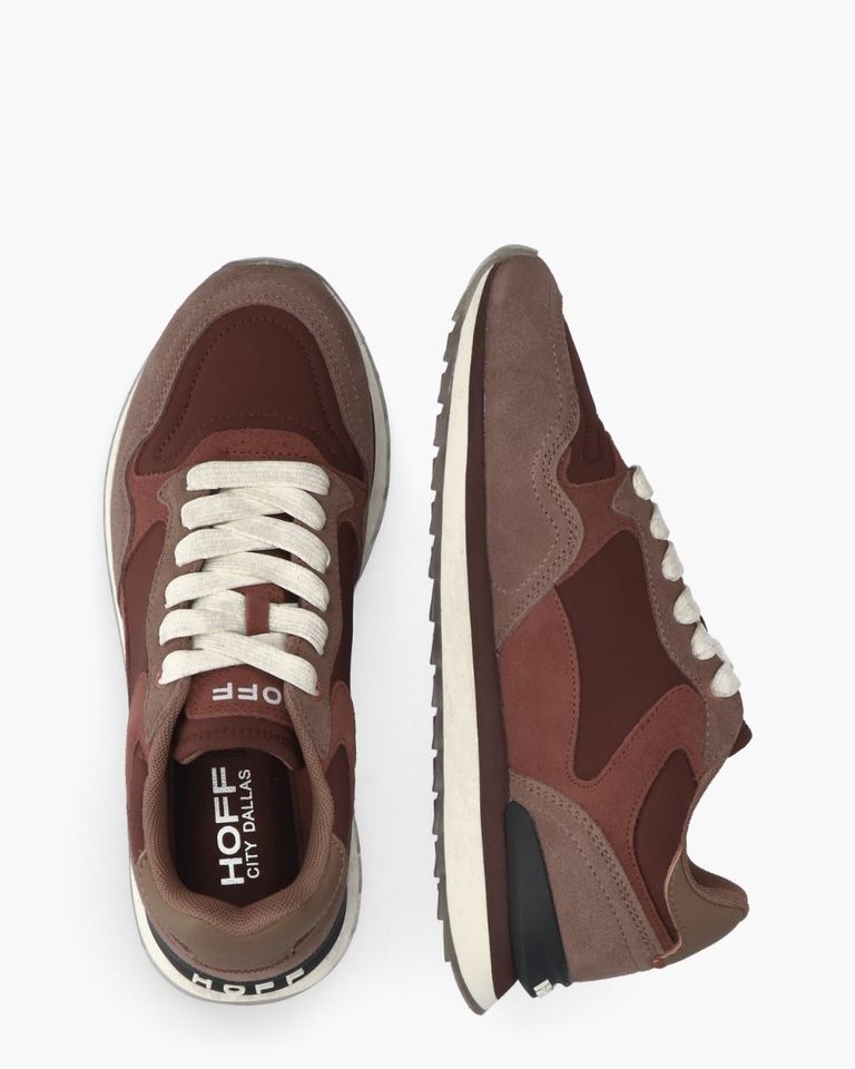 Dallas Bordeauxrood Damessneakers