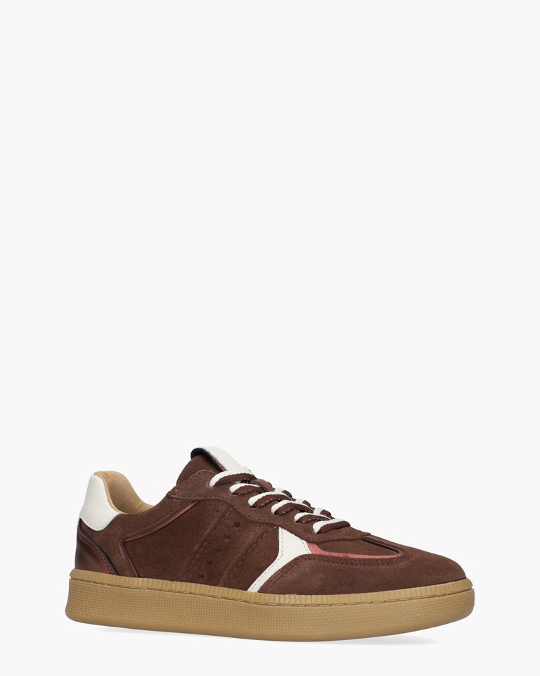 Mirabel Bordeauxrood Damessneakers