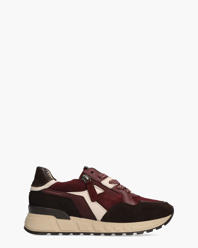 6023.01.005 Bordeaux/Bruin Damessneakers
