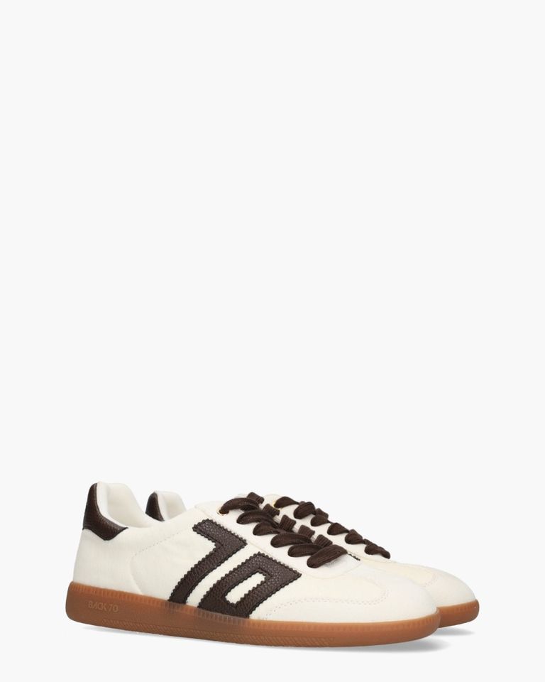 Cloud Pony Off-White/Donkerbruin Damessneakers