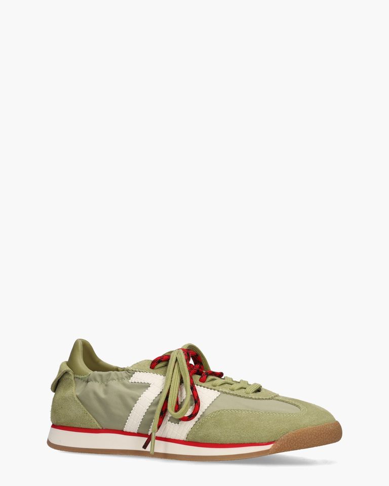Rocket Cotton Groen Damessneakers