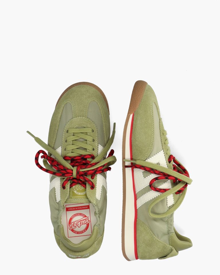 Rocket Cotton Groen Damessneakers