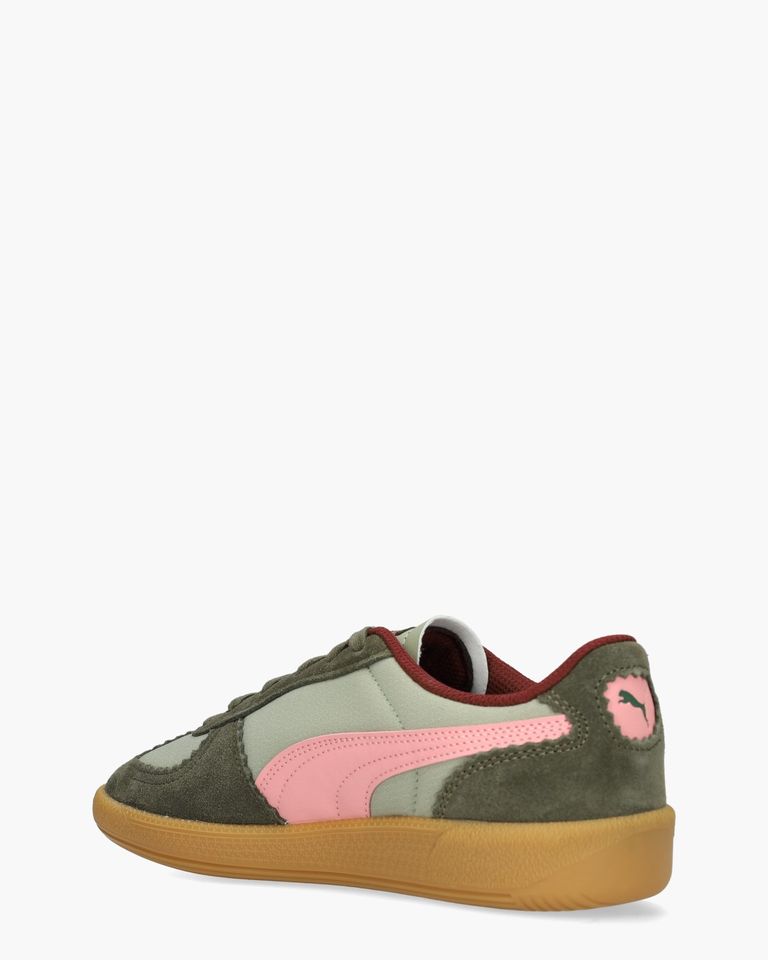 Palermo Gentle Meld Groen/Roze Damessneakers
