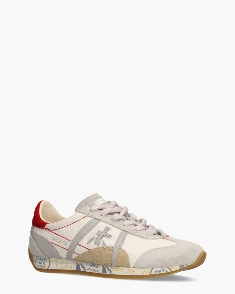 Jackyx Off-White/Multi Damessneakers