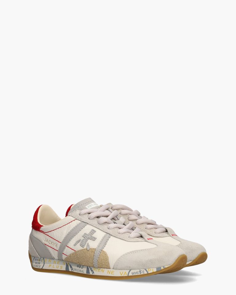 Jackyx Off-White/Multi Damessneakers