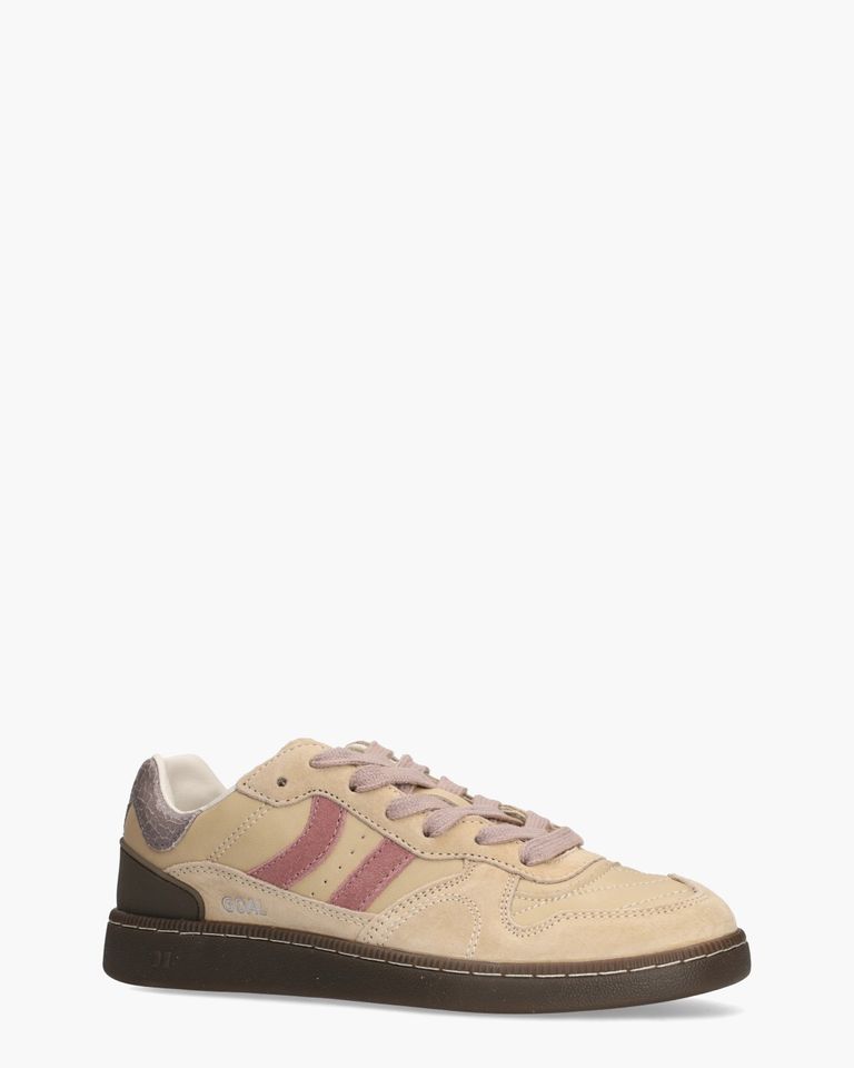 Goal Beige/Roze Damessneakers