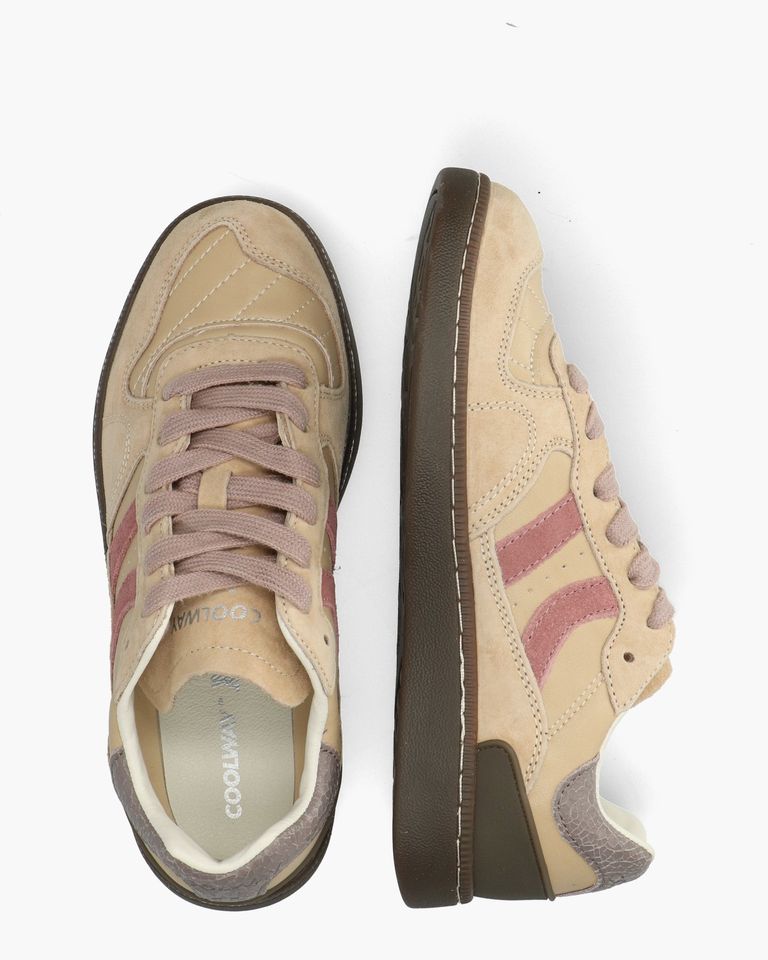 Goal Beige/Roze Damessneakers