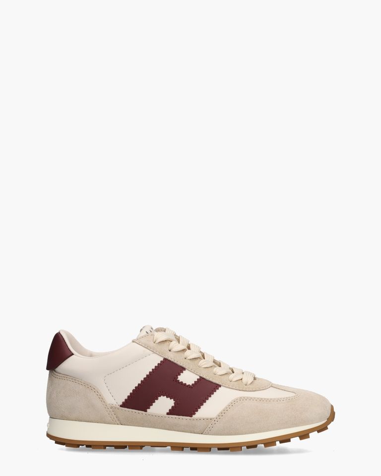 Athletic Beige/Bordeaux Damessneakers