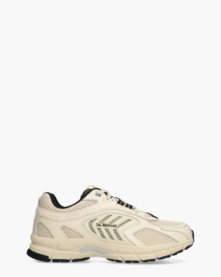 The Re-Run EVO Nappa Off-White Damessneakers