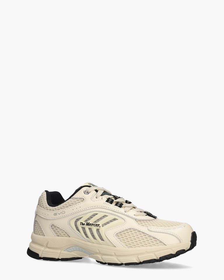 The Re-Run EVO Nappa Off-White Damessneakers
