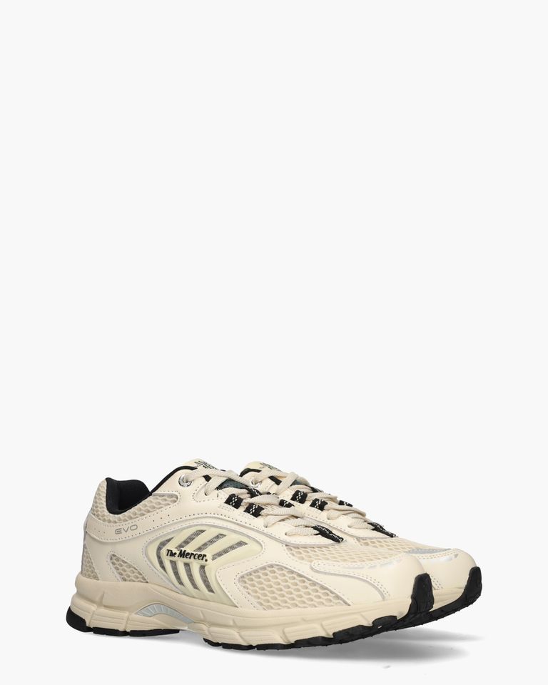 The Re-Run EVO Nappa Off-White Damessneakers