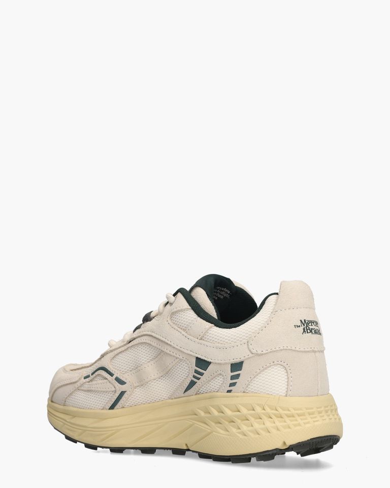 The Re-Run Max Off-White/Donkergroen Damessneakers