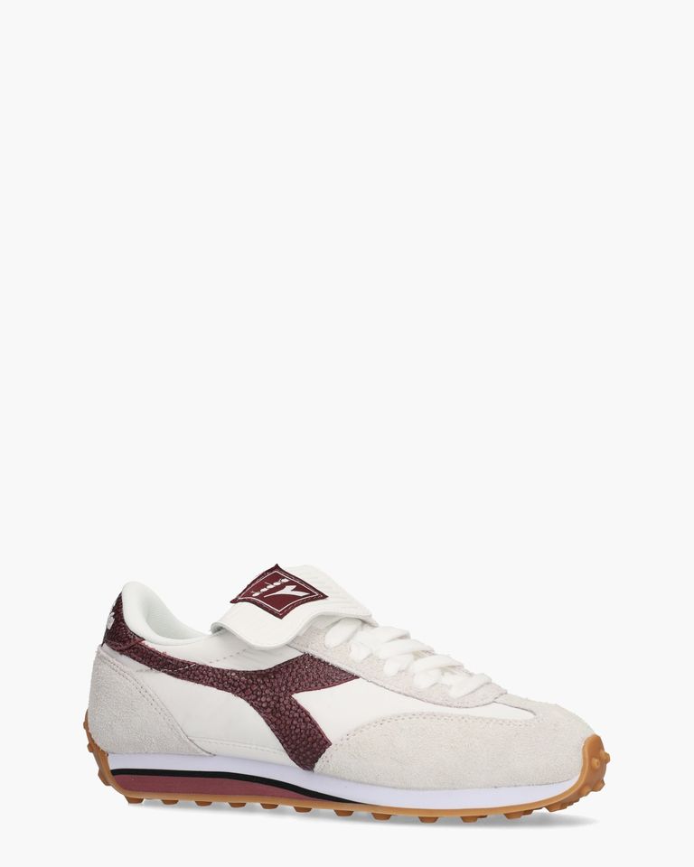 Rally Indoor Wit/Bordeauxrood Damessneakers