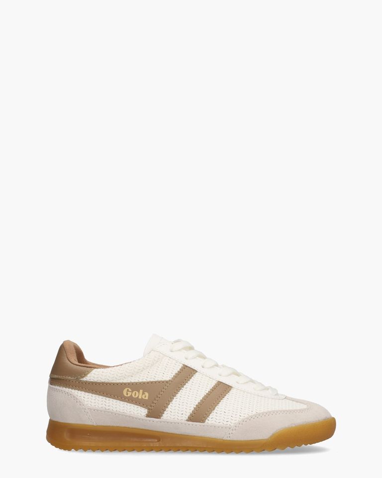 Gola Tornado Zephyr Off-White/Lichtbruin Damessneakers - Van