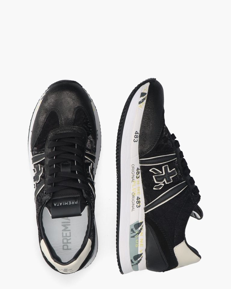 Conny 6987 Zwart Damessneakers