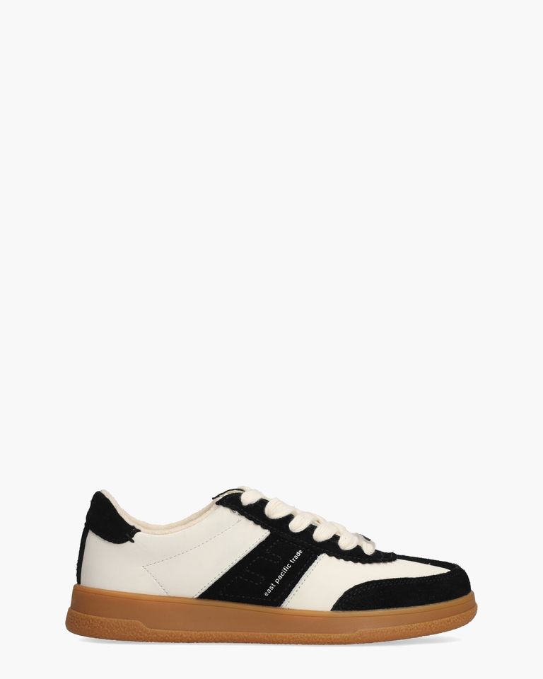 Santos Off-White/Zwart Damessneakers