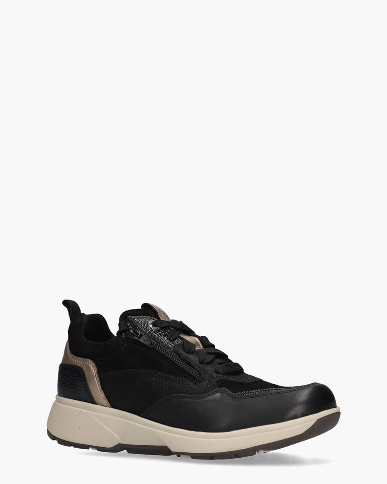 Grenoble Zwart Damessneakers