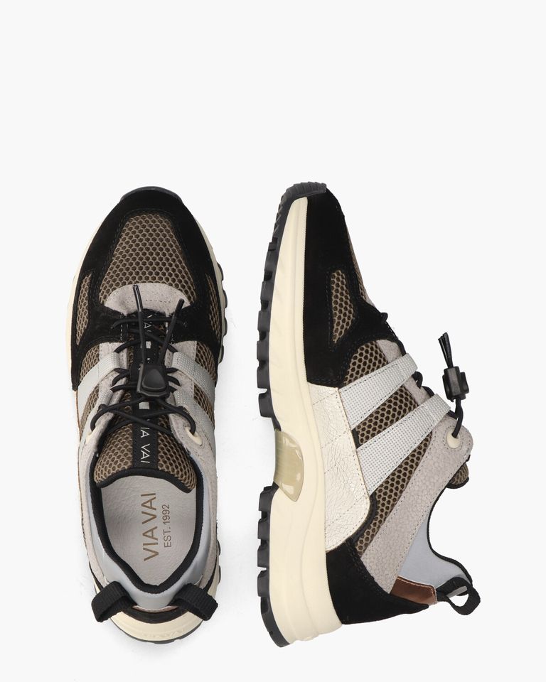 Danae Colby Zwart/Multicolor Damessneakers