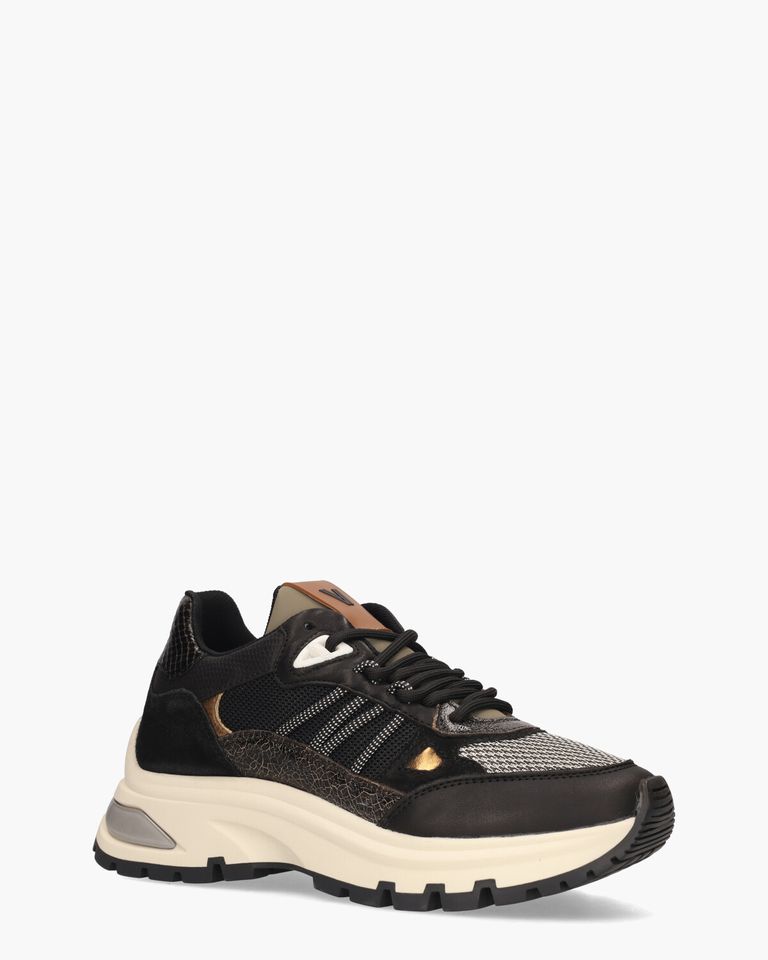 Liz Dae Zwart Damessneakers