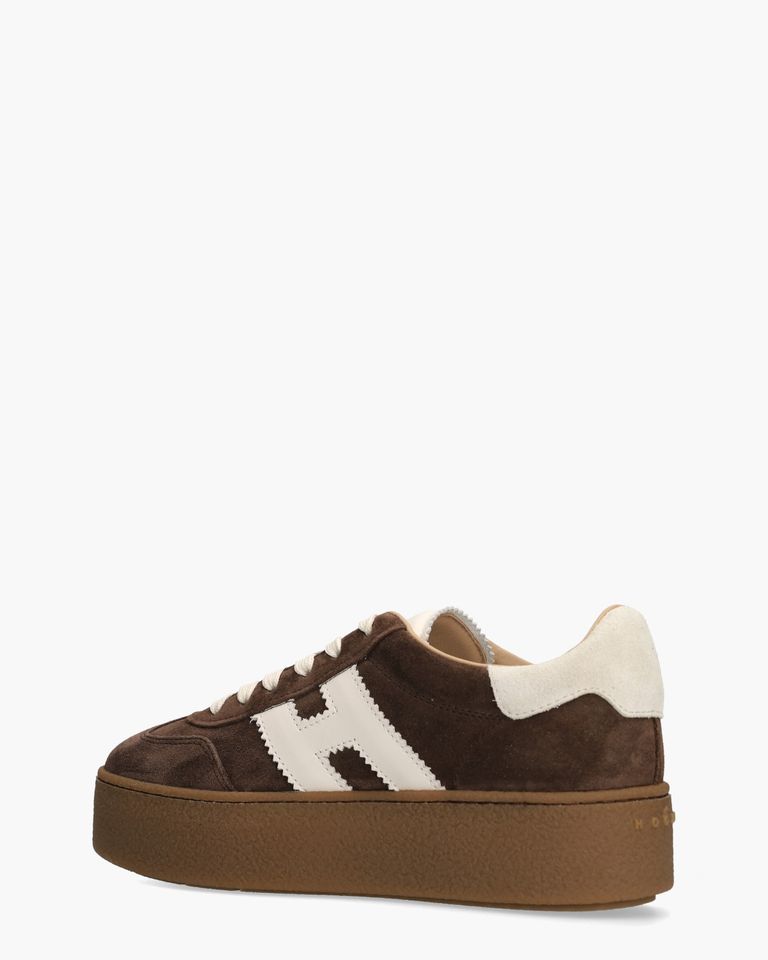 Cool Plateau Donkerbruin Damessneakers