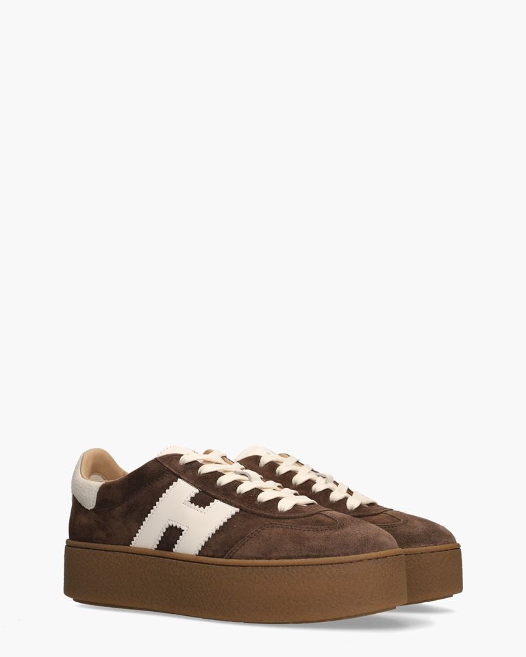 Cool Plateau Donkerbruin Damessneakers