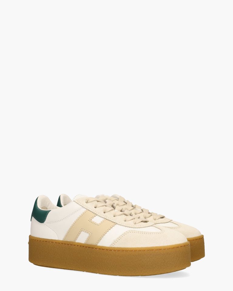 Cool Plateau Wit/Multi Damessneakers