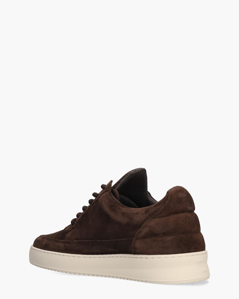 Low Top Donkerbruin Herensneakers