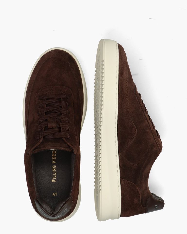 Mondo Suede Pure Donkerbruin Herensneakers