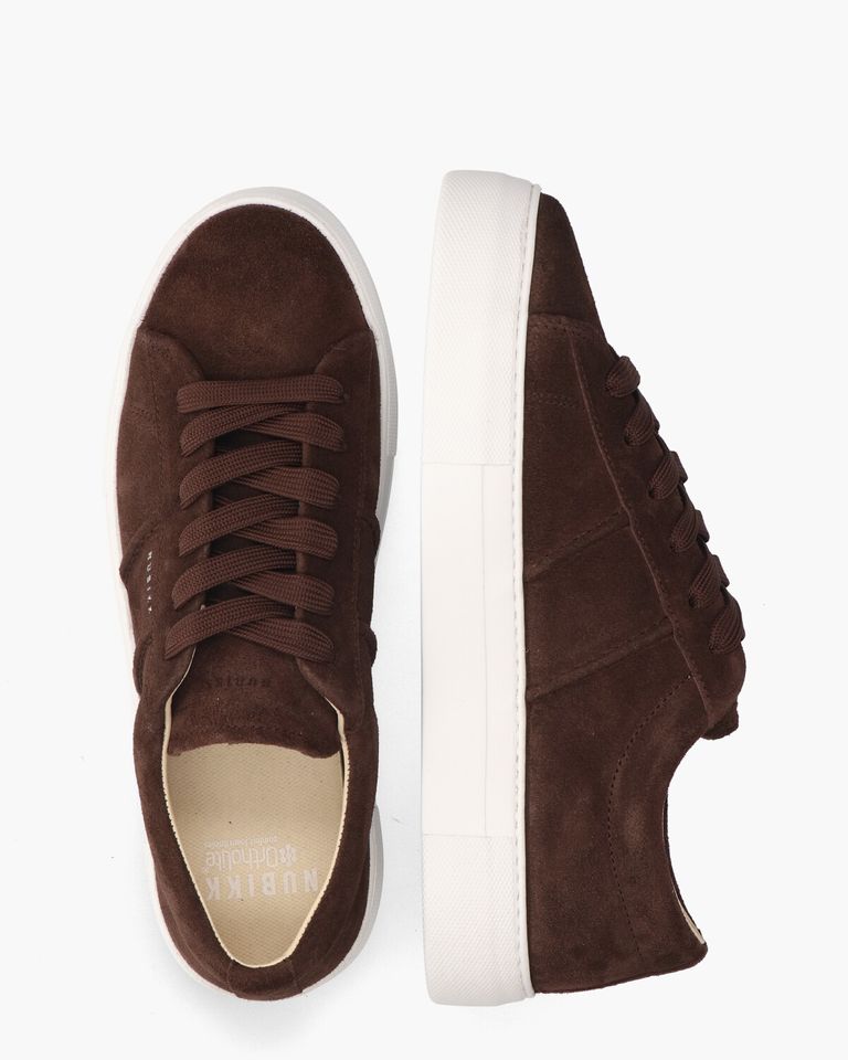 Jagger Morris Donkerbruin Herensneakers