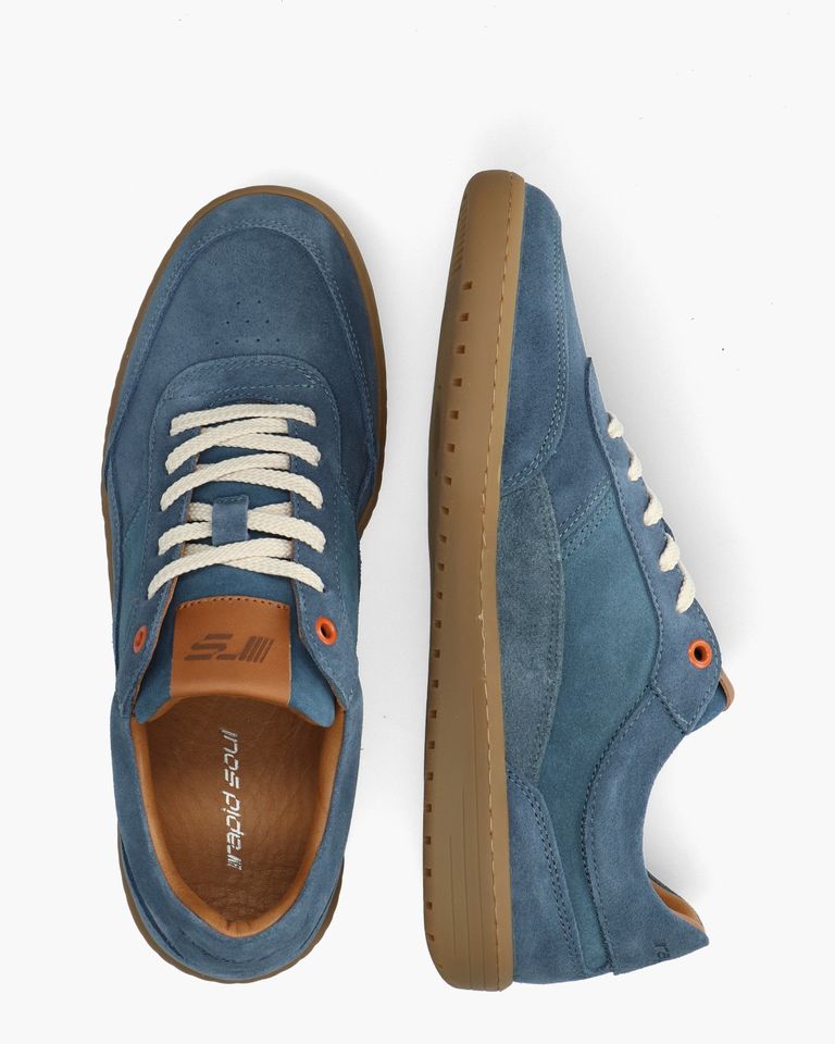 Zinedine Jeansblauw Herensneakers