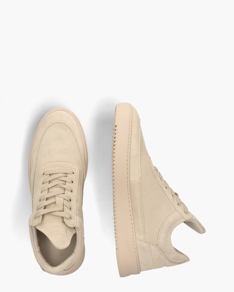 Low Top Suede Beige Herensneakers