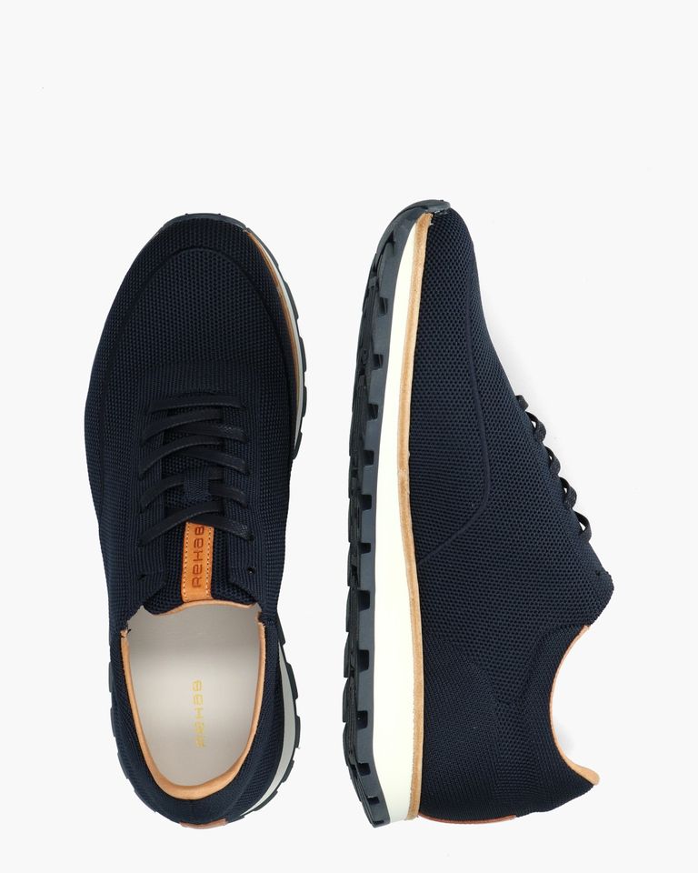 Mason Knit Donkerblauw Herensneakers