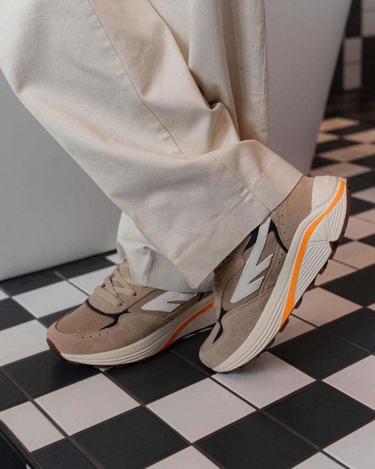 HTS Shadow RGS Camel/Multi Herensneakers