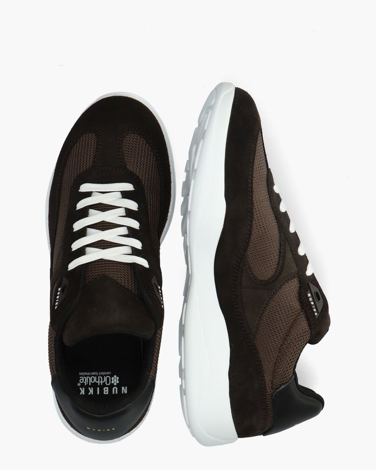 Denzel Dane Donkerbruin Herensneakers