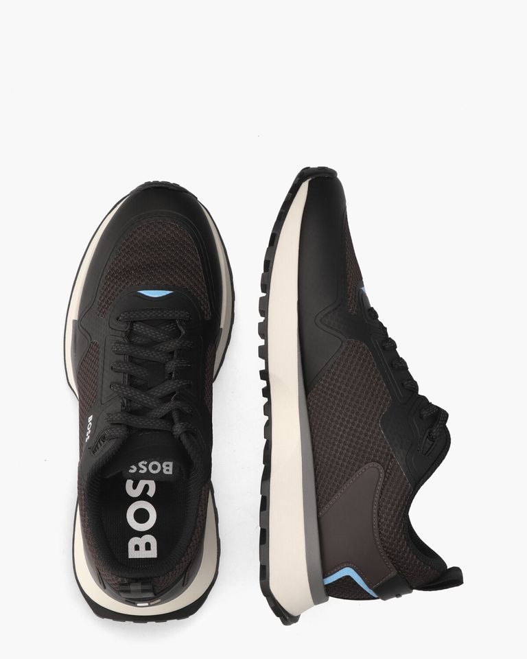 Jonah Donkerbruin/Zwart Herensneakers