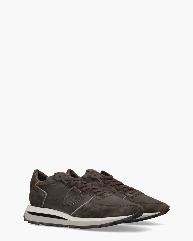 Tropez Haute Donkerbruin Herensneakers