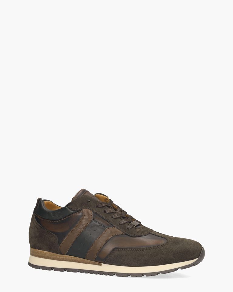 Sweder Donkerbruin Herensneakers
