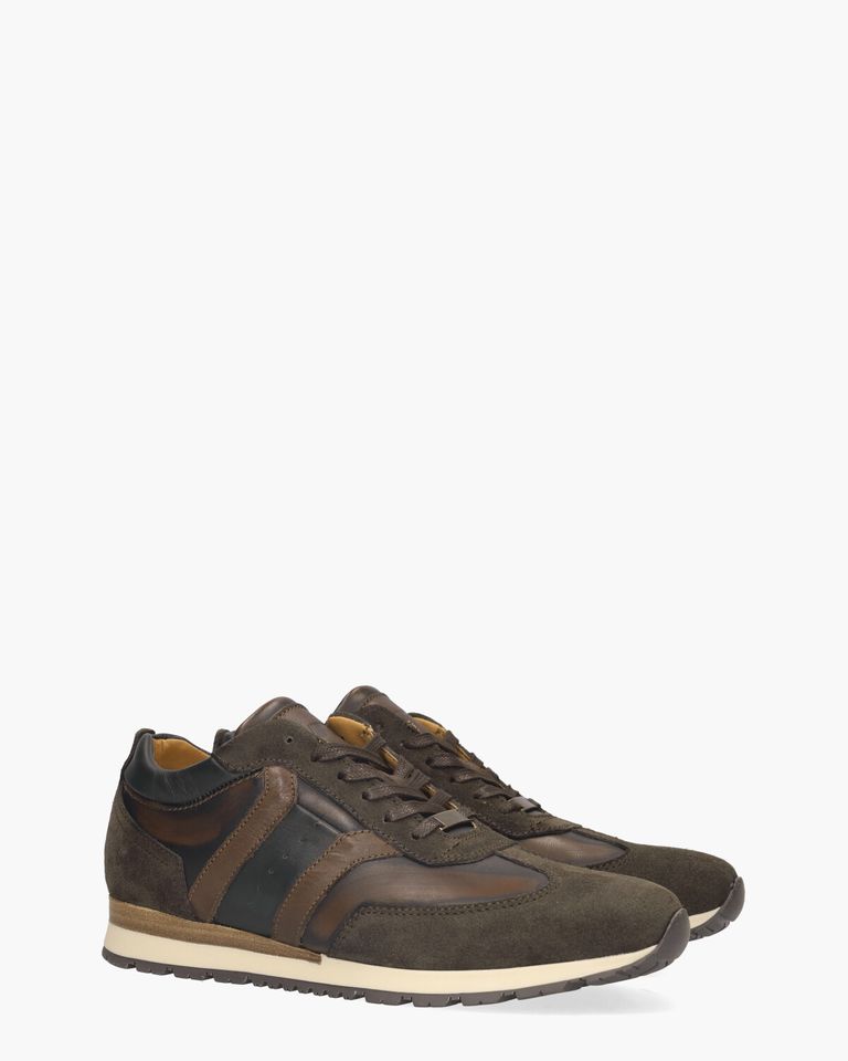 Sweder Donkerbruin Herensneakers