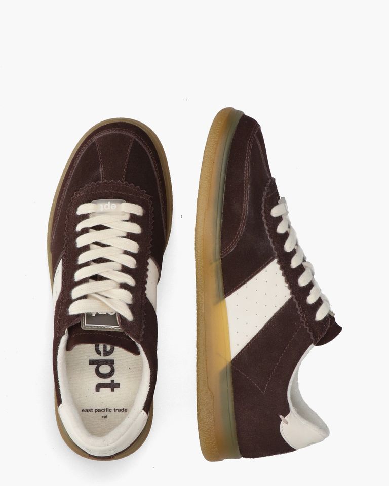 Santos Donkerbruin/Off-White Herensneakers