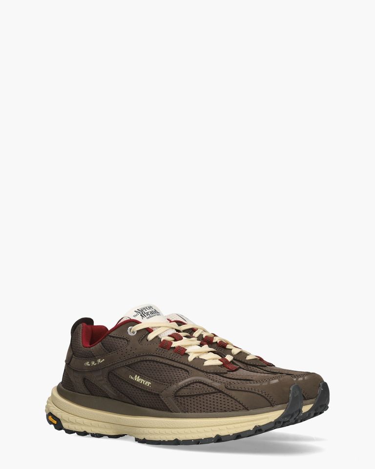 The Re-Run Vibram Donkerbruin Herensneakers