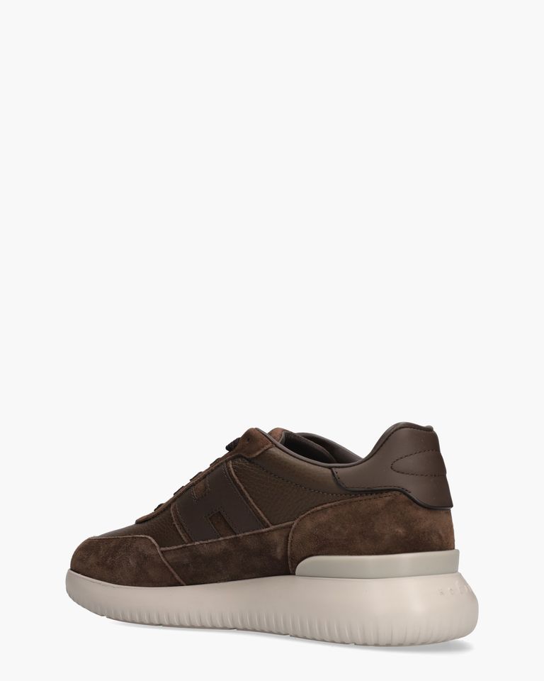 Interactive³ Donkerbruin Herensneakers