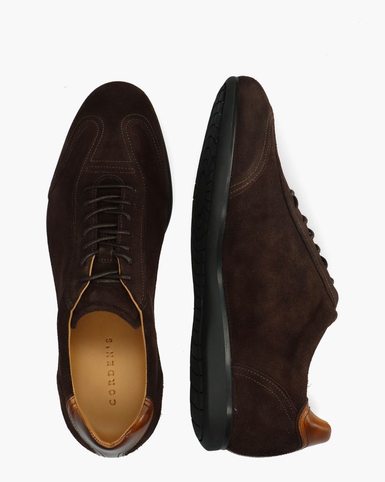 Fitzallan Donkerbruin Herensneakers