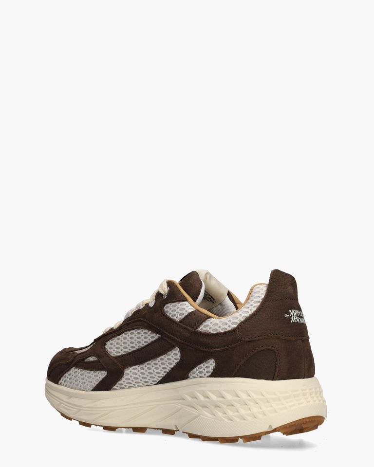 The Re-Run Max Nubuck Donkerbruin Herensneakers