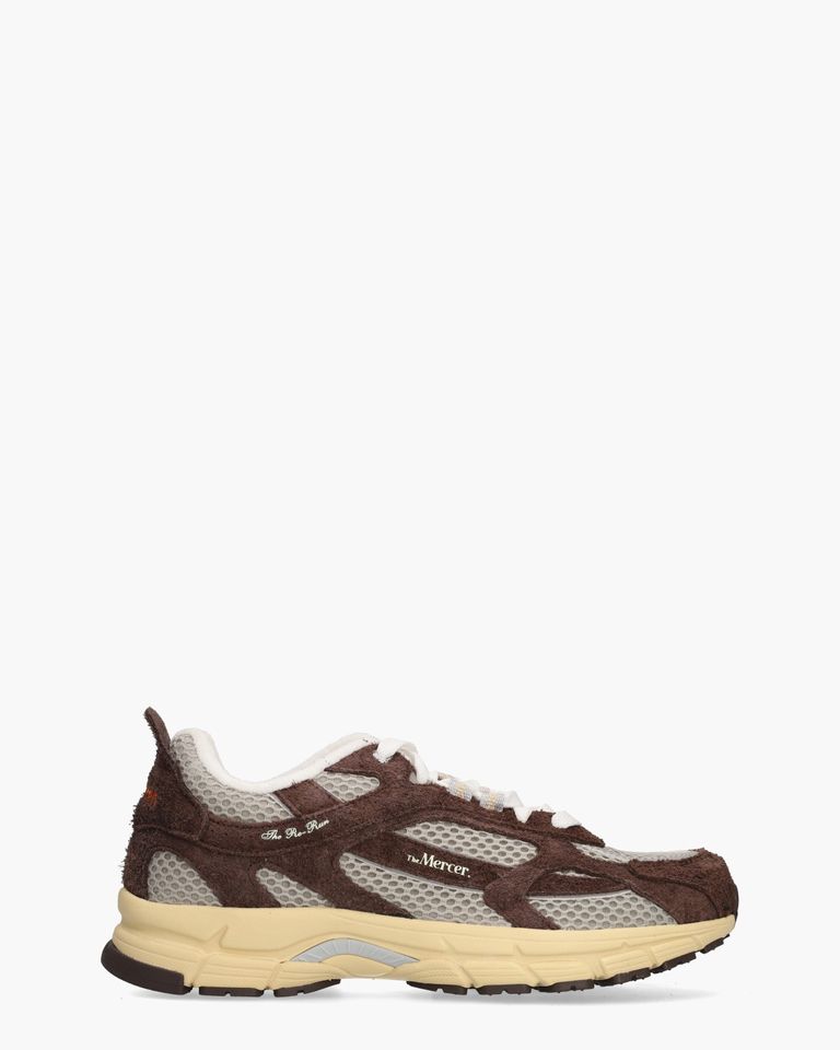 The Re-Run Americana Donkerbruin Herensneakers