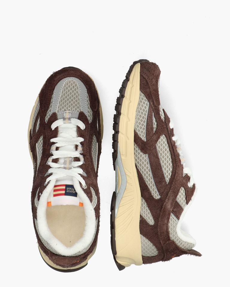 The Re-Run Americana Donkerbruin Herensneakers