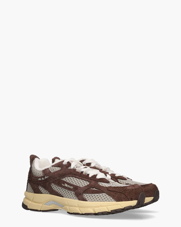 The Re-Run Americana Donkerbruin Herensneakers